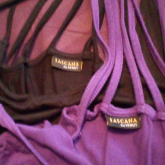 Lascana Purple and black Tank Top - Picture 6 of 14